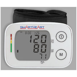 SmartHeart Automatic Digital Wrist Blood Pressure Monitor
